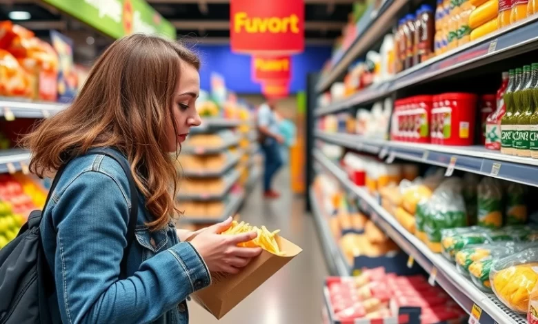 Покупка продуктов в английских супермаркетах